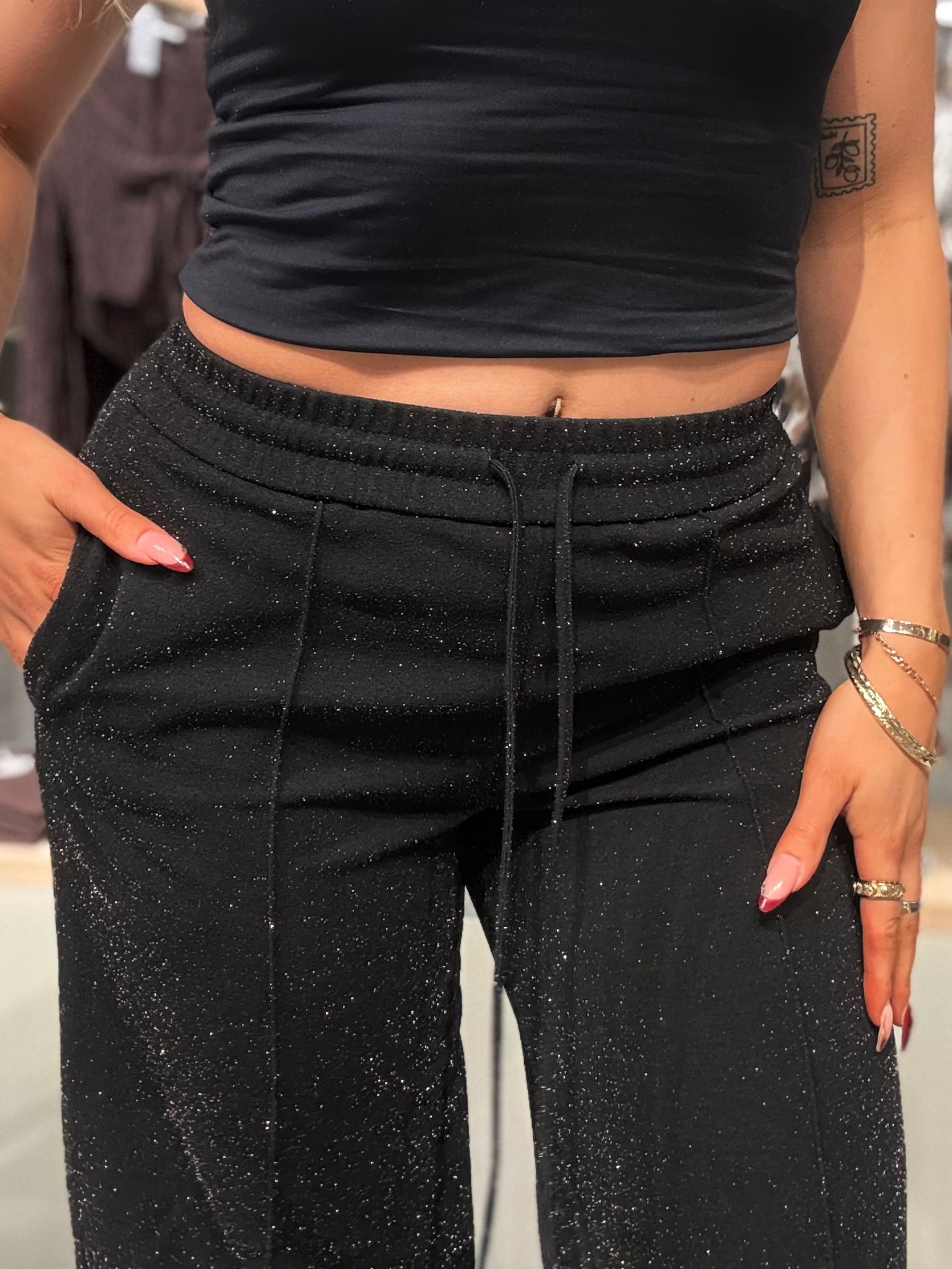 VICLUA Trousers - Black Beauty